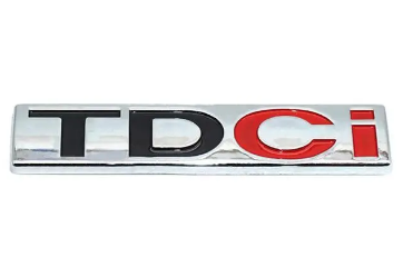 эмблема багажника "TDСI" (2 красные буквы) 83x17мм