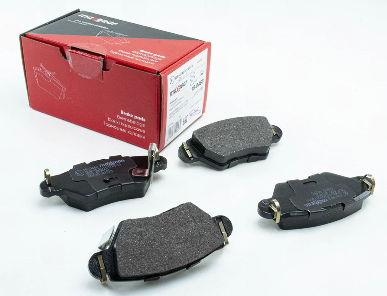 колод.торм. зад. Opel Astra F/G, Zafira A/B,  сист. BOSCH  (MAXGEAR)