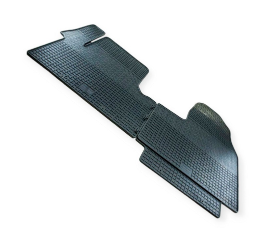 коврики салона Renault Trafic, Opel Vivaro, Nissan Primastar 2014->  борт 1см, евроклетка (2шт)