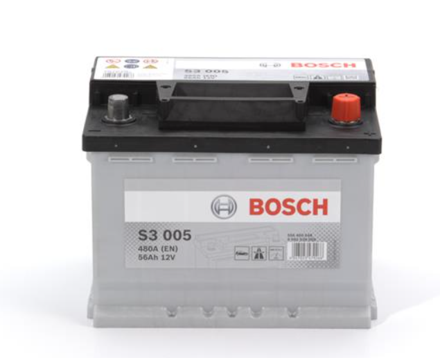 Аккумулятор Bosch S3 56Ah, EN 480 правый "+" 242х175х190 (ДхШхВ)