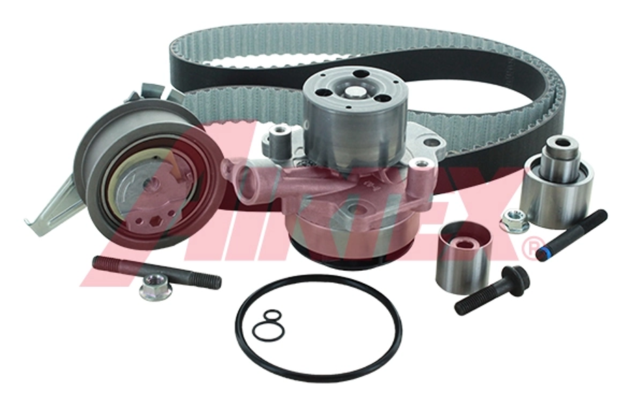 ремкомплект ГРМ (ремень+ролики+помпа) VW Caddy/T6 2.0TDI 15-/Golf VII 1.6TDI/2.0TDI 12->   (AIRTEX)