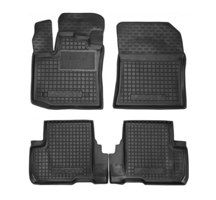 коврики салона Renault Dokker 2012-> , Lodgy 2012->  борт 2,5см, с перемычкой