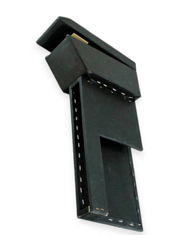 подлокотник VW T5  1+2  черный  с вышивкой (кожзам) 180412 - зображення 2