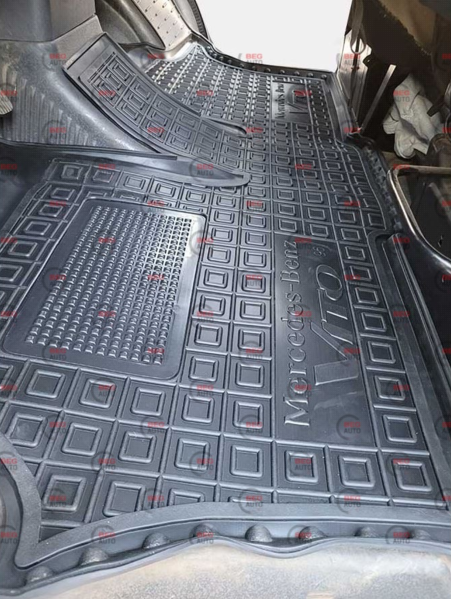 коврики салона Mercedes Vito I 96-03  борт 2,5см, с перемычкой 12018 - зображення 2