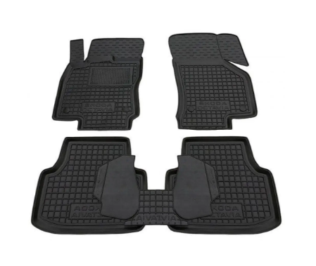 коврики салона Skoda Octavia A7 13-20, Golf 7 12->, Audi A3 12-20, Seat Leon 12-20  борт 2,5см, с пе