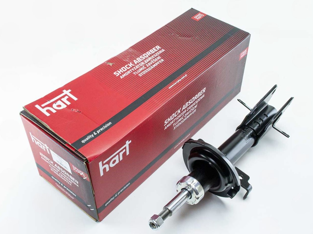 амортизатор пер. Renault Laguna II 01-> масло  (HART)