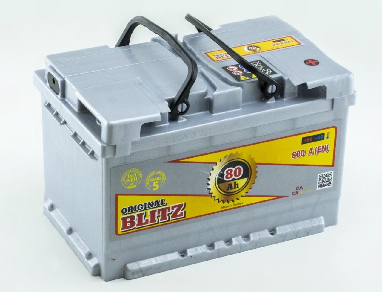 Аккумулятор Blitz  80Ач 800А Silver (LB3) (0) (3 года гар) прав + низкий