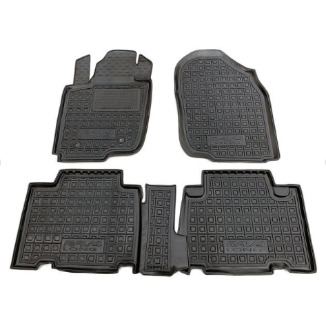 коврики салона Toyota Rav 4 2005-> long (Арабск.) борт 2,5см, с перемычкой