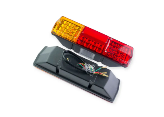 фонарь задн.КАМАЗ, ГАЗ-53  LED (пара) (ДК) 24В 5320-3716010/11-33 - зображення 2