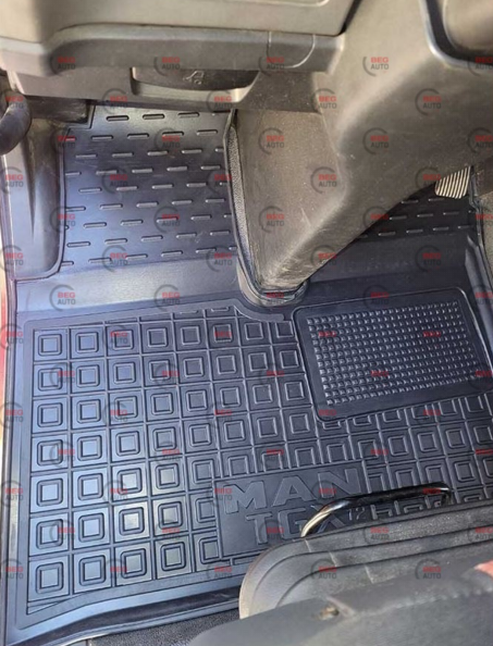 коврики салона MAN TGХ 2012-2016 АКП борт 2,5см, с перемычкой