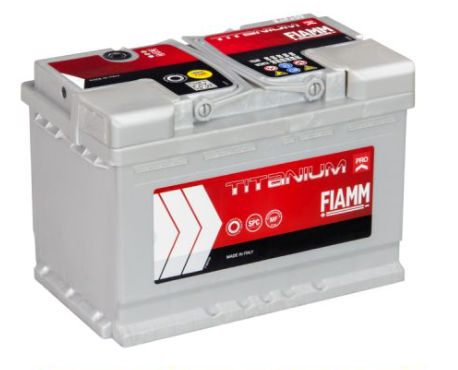 Аккумулятор FIAMM  50Ач 520А Titanium Pro (LB1) (0) Евро прав + (h=175)