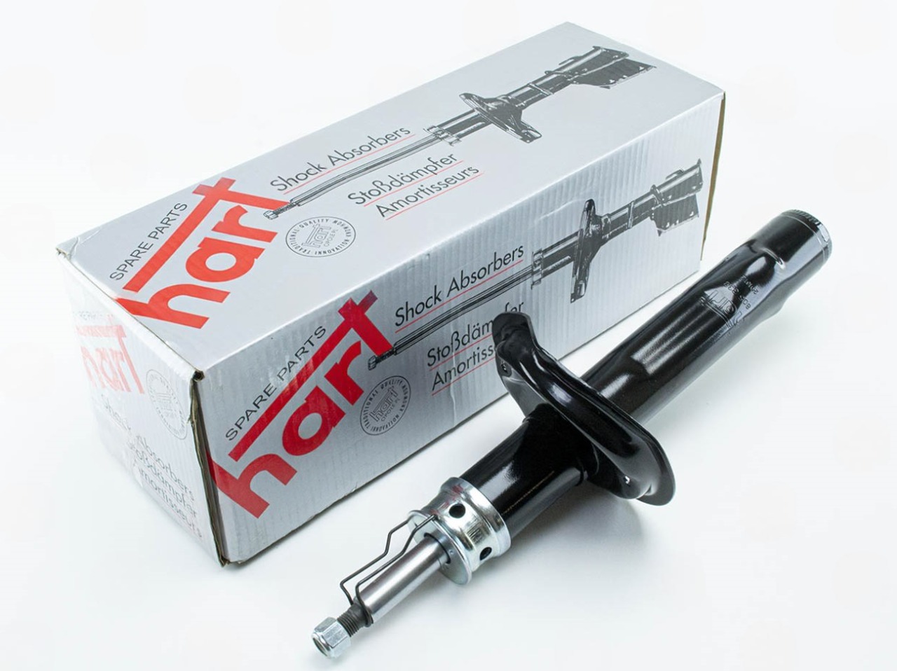 амортизатор пер. Peugeot 206 1.1/1.6i 98-> левый L газ  (HART) 805 333 - зображення 2