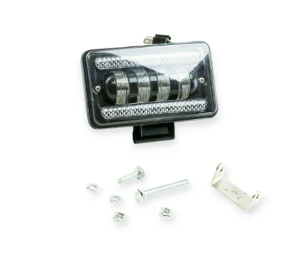 фара дополнительная LED  прямоуг. 150х115х60 (Д/В/Ш) 40W дальний CREE 41B-40W+ДХО/S - зображення 1