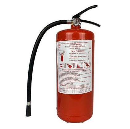 Огнетушитель порошковый с манометром 5 кг