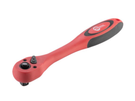 трещетка с квадратом   3/8" 72 зуба 200 мм CrV Intertool PROFI