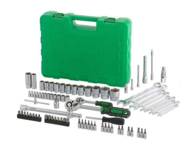 набор инструмента 1/2",1/4"   82 шт  с битами, ключами ET-6082SP - зображення 3
