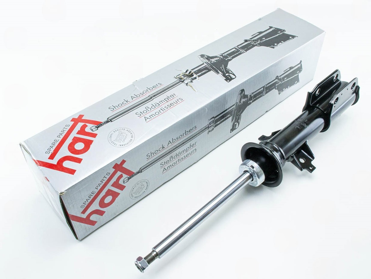 амортизатор пер. Renault Laguna I (93-01) газ.  (HART)