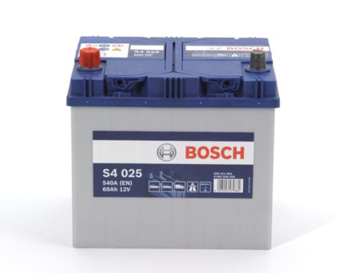Аккумулятор Bosch (J) S4 Silver 60Ah, EN 540 левый "+" 232x173x225 (ДхШхВ)