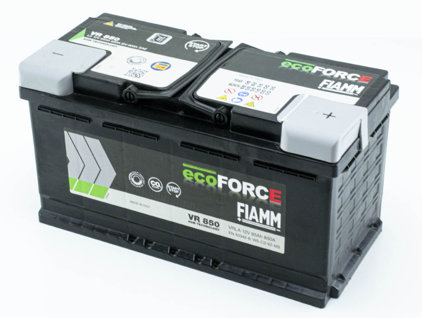 Аккумулятор FIAMM  95Ач 850А AGM EcoForce (L5) (0) Евро прав +