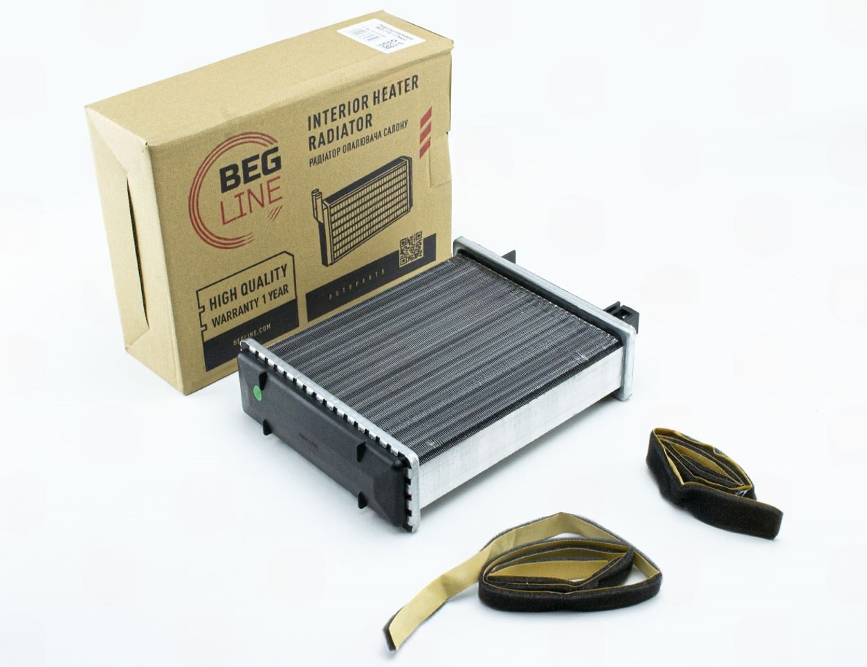 радиатор печки 2101 (алюмин) BEG-LINE