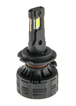 лампа LED H7 12V PL-03 65W 5000K 12000L радиатор+вентилятор PL-03 H7 Decker LED - зображення 3