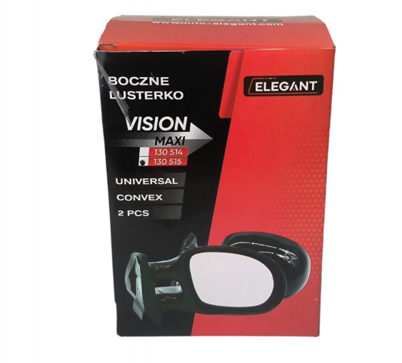 зеркало наружное 2101-2107 универс. капля (к-т) хром Elegant 130 515 - зображення 4