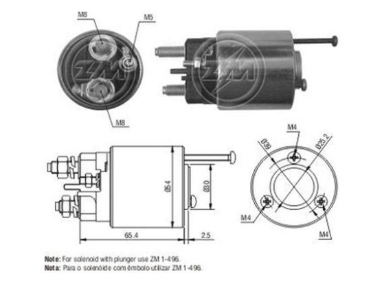 Втягивающее реле стартера