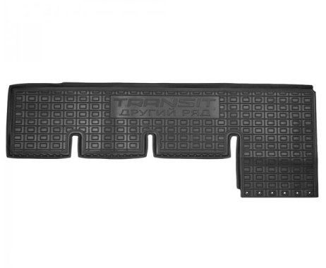 коврики салона Ford Transit 2014-> пасажир. (2-й ряд) борт 2,5см, с перемычкой