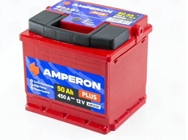 Аккумулятор AMPERON  50Ач 450А PLUS (L1) (0) прав +