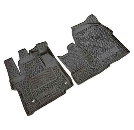 коврики салона Peugeot Expert 2017-2023 1+2 груз. борт 2,5см, с перемычкой