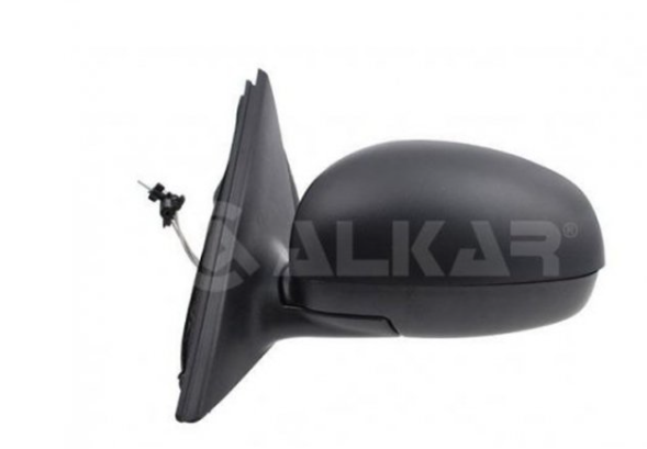 Зеркало в сборе,пров.,мех,выпукл, грунт,