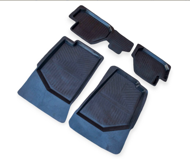 коврики салона ВАЗ 1118, 2190 Granta, Megane, Scenic  борт 4см, с перемычкой