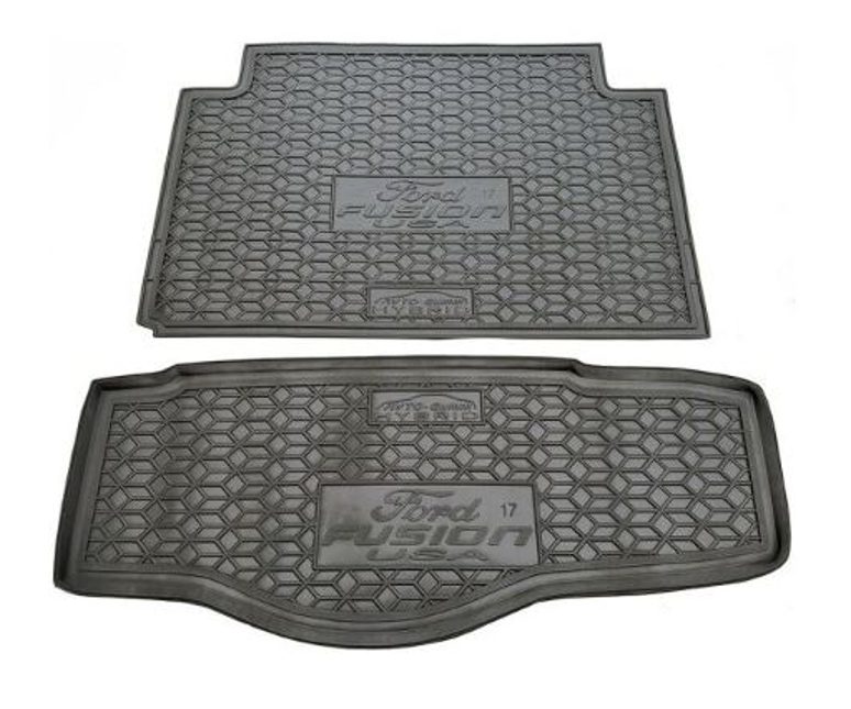 коврик багажника Ford Fusion plug-in гибрид 2017 USA c 2-х частей