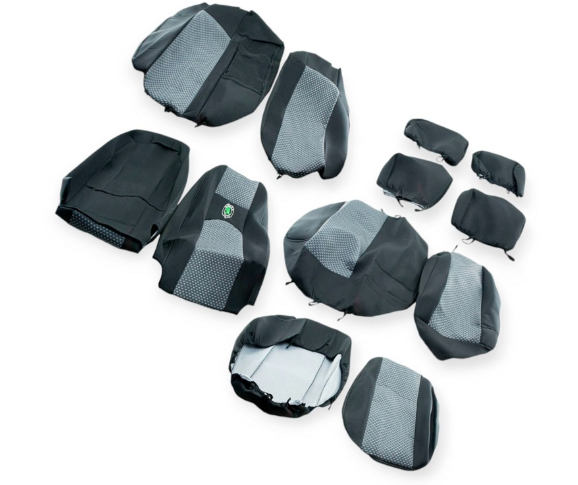 чехлы салона Skoda Octavia Tour 1996-2010 "ткань" серые