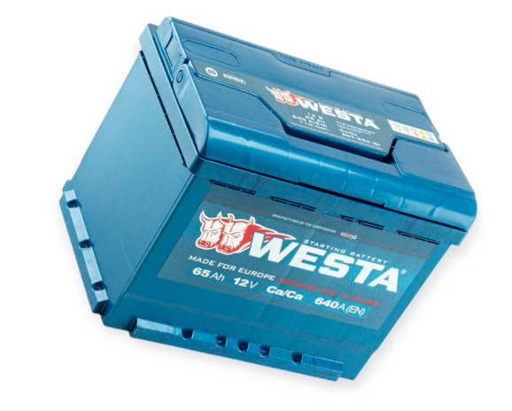 Аккумулятор   Westa  65Ач 640A premium (L2) (0) Евро прав +