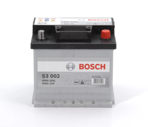 Аккумулятор BOSCH  45Ач 400А S3 (L1) (0) Евро прав + (2 года гар)