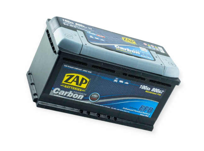 Аккумулятор ZAP 100Ач 800А Carbon EFB (Start-stop) (L5) (0) Евро правый +