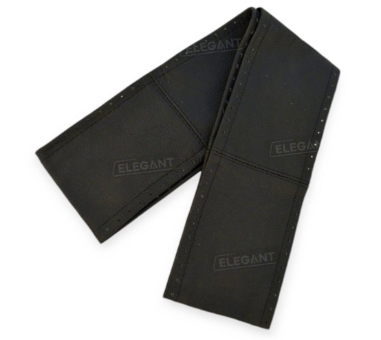 оплетка руля  M  кожа  (37 - 38 см)  черная перфор. Elegant  с иголкой