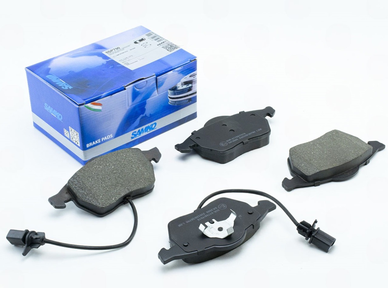 колод.торм. пер. Audi A6 С5 - VW Passat B5 (96-05), Skoda Superb (01-08) с датч.  (LPR-Samko)