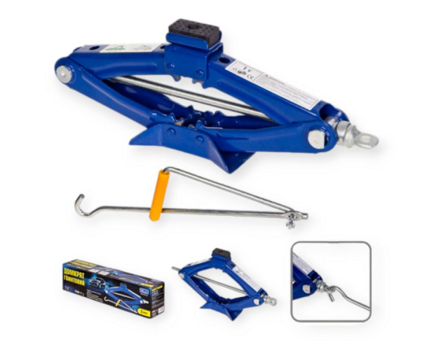 домкрат ромбовый   1Т    95-350мм  резиновая опора Vitol