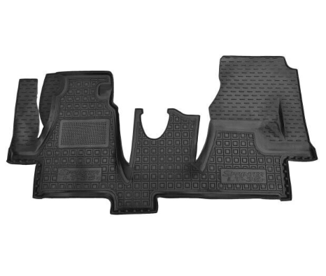 коврики салона VW LT35 1996-2000 цельный борт 2,5см, с перемычкой