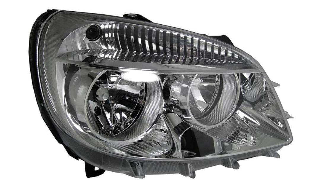 Фара прав. H7/H1 з поворот. с моторчиком елек. 10/05- [DEPO]