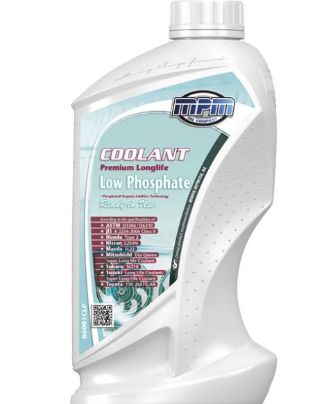 Антифриз MPMOIL LOW PHOSPHATE (P-OAT) / -37°C / темно-синій / 1л. /