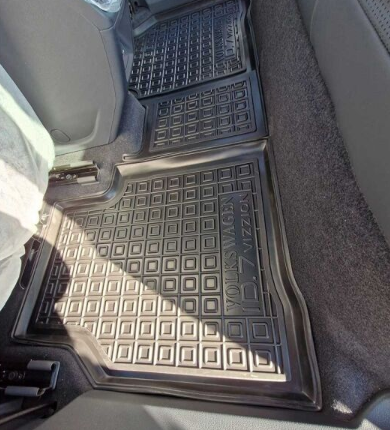 коврики салона VW ID.7 Vision Mod борт 2,5см, с перемычкой  "под заказ" 12135 - зображення 3