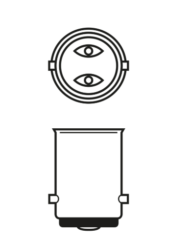 лампа A 12V P21/5W BAY15d BOSCH DayTime +10% 1987302282 - зображення 2