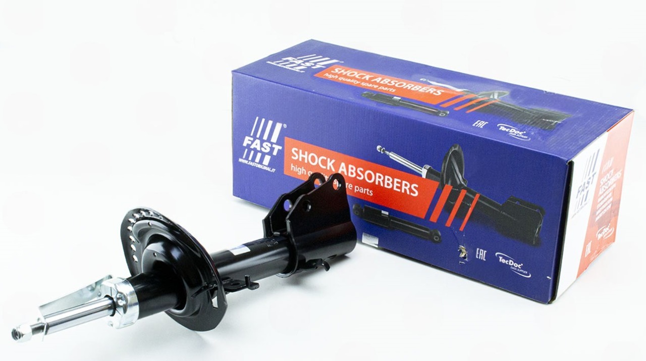 амортизатор пер. Renault Kangoo 08-> газ. R14, короткая база  (FAST)