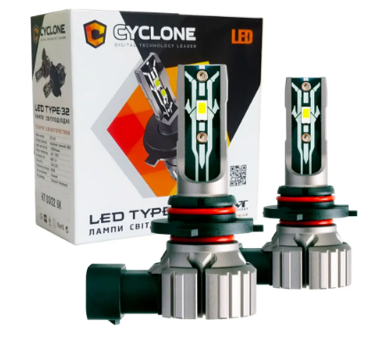 лампа LED HB3 12V Type 32 15W 6000K 4800L радиатор