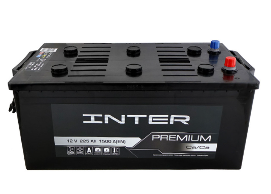 Аккумулятор  INTER 225Ач 1500A Premium (D6)