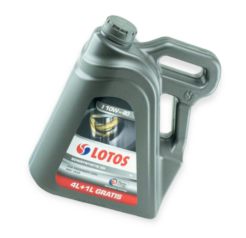 масло Lotos 10W-40 Semisynthetic SN, A3/B4 (5л) Акция 4+1