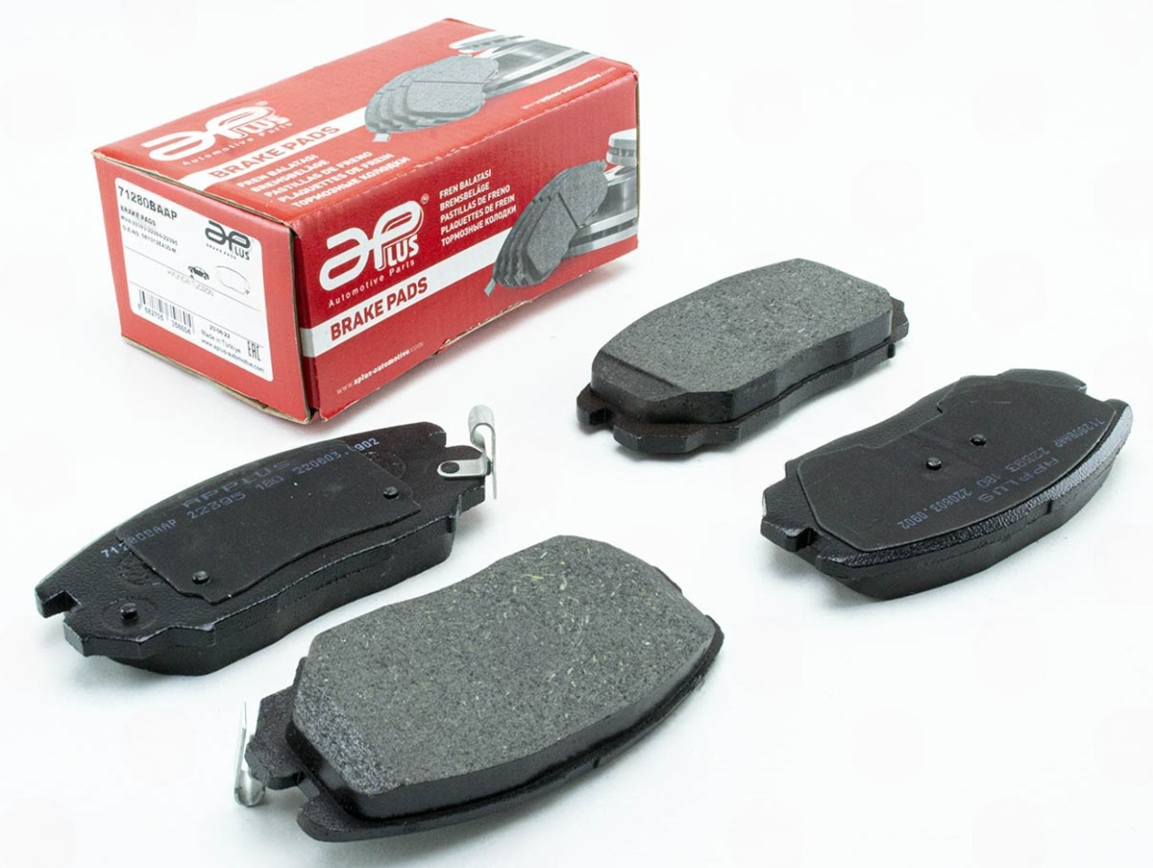 колод.торм. пер. KIA Magentis, Soul, Sportage 1.6-2.7 06.00->   (APLUS)